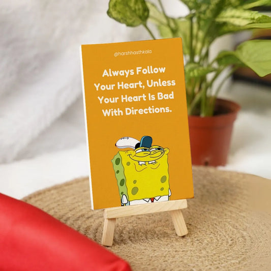 Quirky SpongBob SquarePants canvas