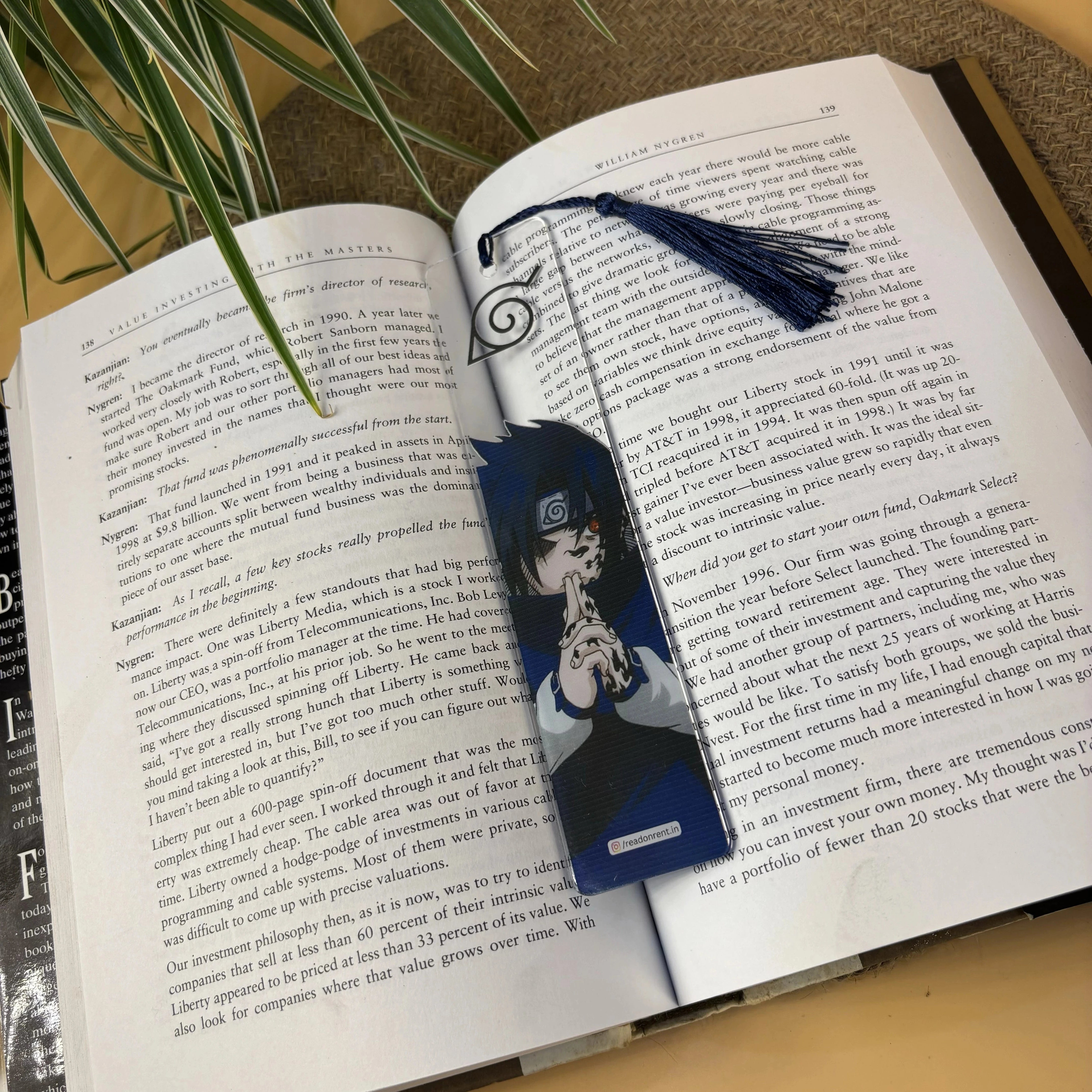 Sasuke Uchiha Acrylic Bookmark