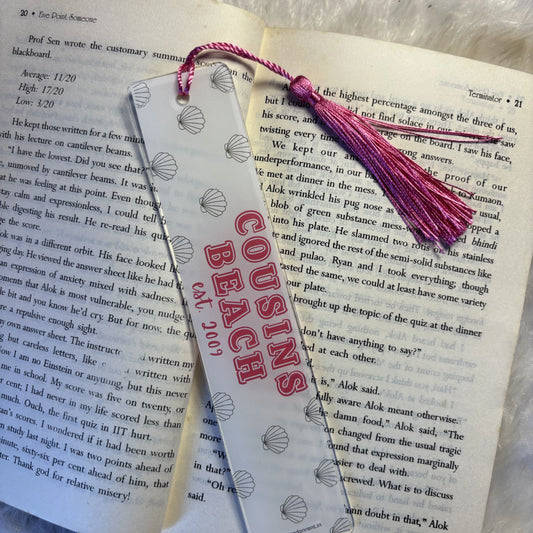 Cousins Beach Acrylic Bookmark